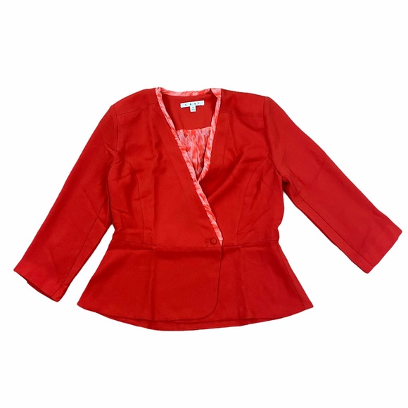 Cabi Jane Wrap Peplum Jacket Blazer Top 4 - Picture 4 of 9